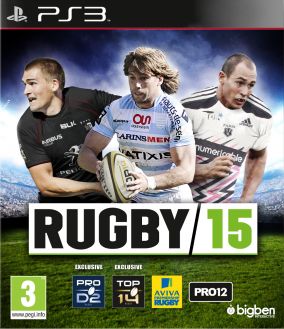 Immagine della copertina del gioco Rugby 15 per PlayStation 3