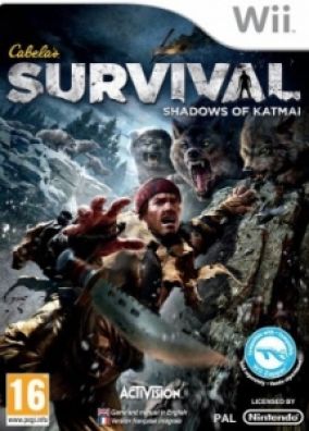 Copertina del gioco Cabela's Survival: Shadows of Katmai per Nintendo Wii
