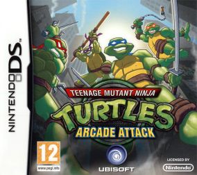 Immagine della copertina del gioco TMNT Arcade Attack per Nintendo DS