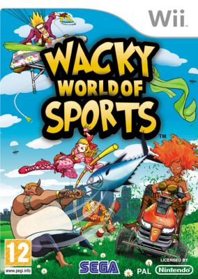Immagine della copertina del gioco Wacky World of Sports per Nintendo Wii
