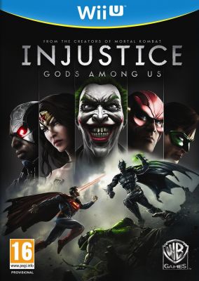 Copertina del gioco Injustice: Gods Among Us per Nintendo Wii U