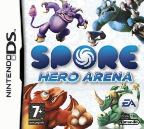 Immagine della copertina del gioco Spore Hero Arena per Nintendo DS