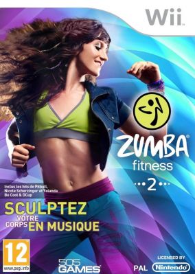 Immagine della copertina del gioco Zumba Fitness 2 per Nintendo Wii