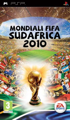 Immagine della copertina del gioco Mondiali FIFA Sudafrica 2010 per PlayStation PSP