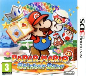 Immagine della copertina del gioco Paper Mario: Sticker Star per Nintendo 3DS