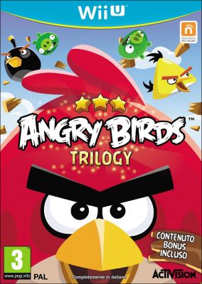 Copertina del gioco Angry Birds Trilogy per Nintendo Wii U