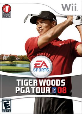 Copertina del gioco Tiger Woods PGA Tour 08 per Nintendo Wii