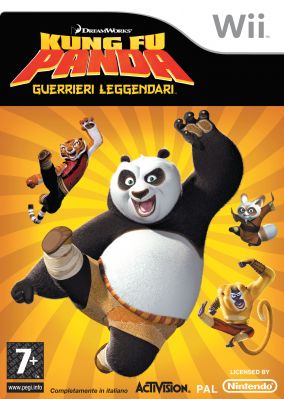 Copertina del gioco Kung Fu Panda: Guerrieri Leggendari per Nintendo Wii