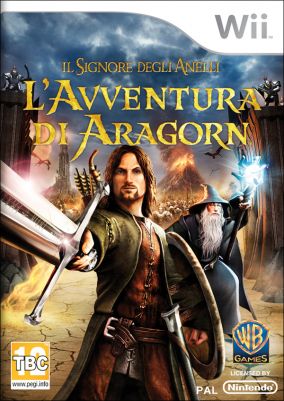 Immagine della copertina del gioco Il Signore degli Anelli: L'Avventura di Aragorn per Nintendo Wii