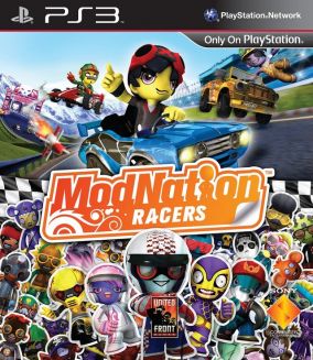 Immagine della copertina del gioco ModNation Racers per PlayStation 3