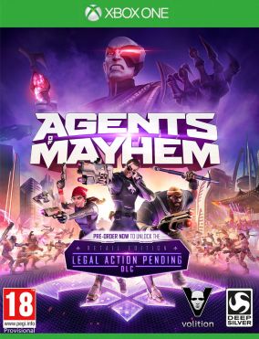 Copertina del gioco Agents of Mayhem per Xbox One