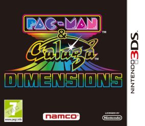Immagine della copertina del gioco Pac Man & Galaga Dimensions per Nintendo 3DS
