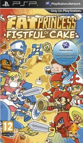 Immagine della copertina del gioco Fat Princess: Fistful of Cake per PlayStation PSP