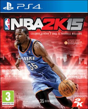 Immagine della copertina del gioco NBA 2K15 per PlayStation 4