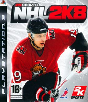 Immagine della copertina del gioco NHL 2K8 per PlayStation 3