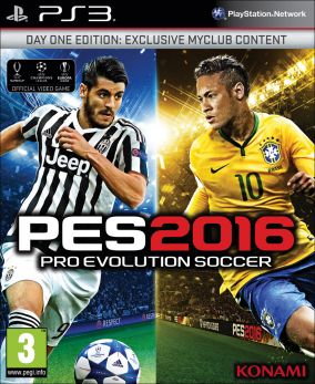 Copertina del gioco Pro Evolution Soccer 2016 per PlayStation 3