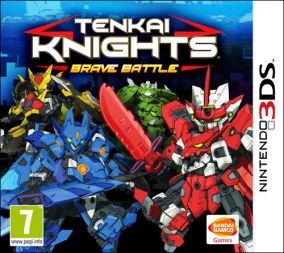 Copertina del gioco Tenkai Knights: Brave Battle per Nintendo 3DS