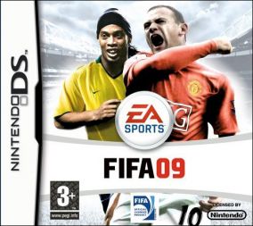 Immagine della copertina del gioco FIFA 09 per Nintendo DS