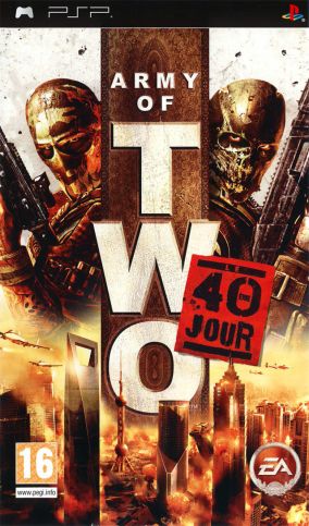 Immagine della copertina del gioco Army of Two: 40 Day per PlayStation PSP