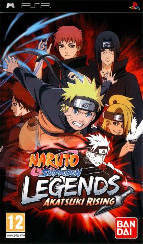 Copertina del gioco Naruto Shippuden: Legends: Akatsuki Rising per PlayStation PSP