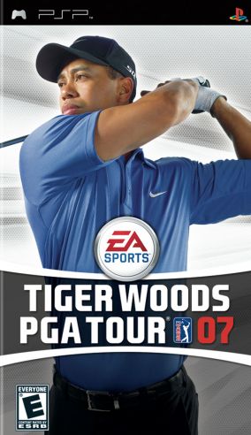 Immagine della copertina del gioco Tiger Woods PGA Tour 07 per PlayStation PSP