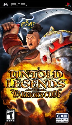 Immagine della copertina del gioco Untold Legends: The Warrior's Code per PlayStation PSP