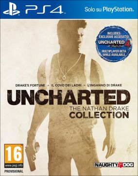 Copertina del gioco Uncharted: The Nathan Drake Collection per PlayStation 4