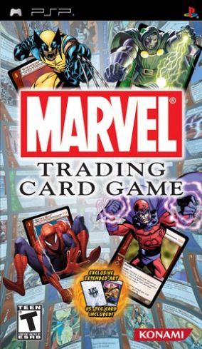 Copertina del gioco Marvel Trading Card Game per PlayStation PSP