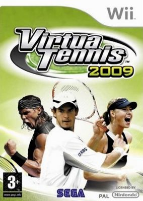 Immagine della copertina del gioco Virtua Tennis 2009 per Nintendo Wii