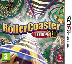 Copertina del gioco Rollercoaster Tycoon 3D per Nintendo 3DS
