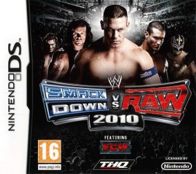 Copertina del gioco WWE SmackDown vs. RAW 2010 per Nintendo DS