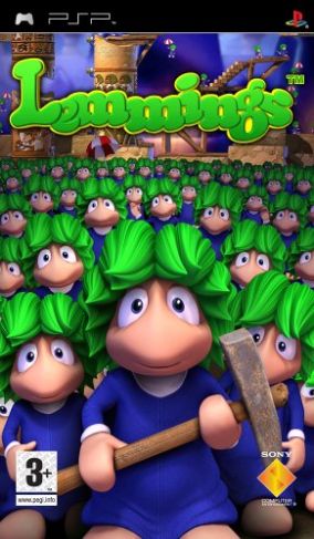 Immagine della copertina del gioco Lemmings per PlayStation PSP