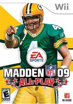 Copertina del gioco Madden NFL 09 per Nintendo Wii