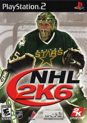 Immagine della copertina del gioco NHL 2K6 per PlayStation 2