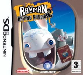 Copertina del gioco Rayman Raving Rabbids 2 per Nintendo DS
