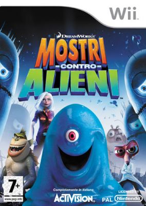 Immagine della copertina del gioco Mostri Contro Alieni per Nintendo Wii