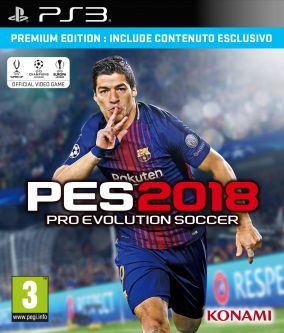 Copertina del gioco Pro Evolution Soccer 2018 per PlayStation 3