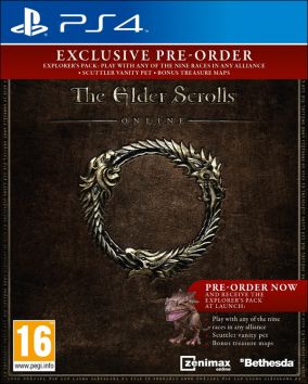 Copertina del gioco The Elder Scrolls Online per PlayStation 4