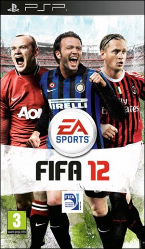 Immagine della copertina del gioco FIFA 12 per PlayStation PSP