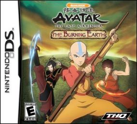 Copertina del gioco Avatar: The Last Airbender: The Burning Earth per Nintendo DS