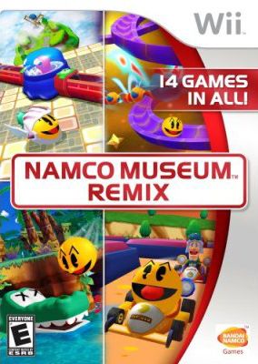 Copertina del gioco Namco Museum Remix per Nintendo Wii