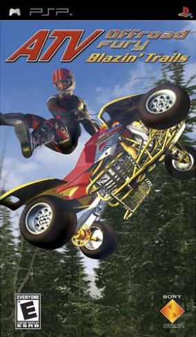 Copertina del gioco ATV Offroad Fury Blazin' Trails per PlayStation PSP