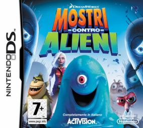 Copertina del gioco Mostri Contro Alieni per Nintendo DS