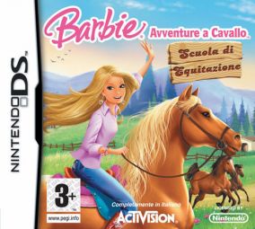 Copertina del gioco Barbie Avventure a Cavallo: Scuola di Equitazione per Nintendo DS