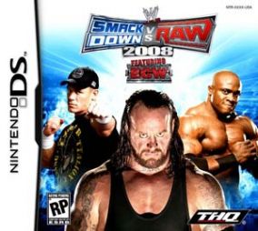 Copertina del gioco WWE SmackDown! vs. Raw 2008 per Nintendo DS