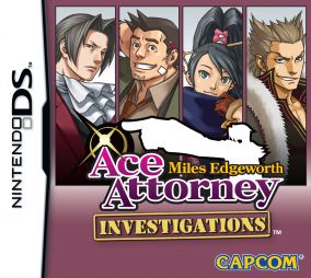 Copertina del gioco Ace Attorney Investigations: Miles Edgeworth per Nintendo DS