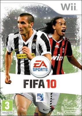 Immagine della copertina del gioco FIFA 10 per Nintendo Wii