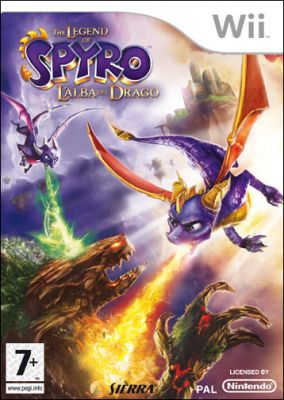 Immagine della copertina del gioco The Legend of Spyro: L'Alba del Drago per Nintendo Wii