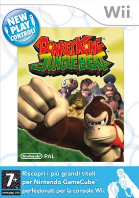 Copertina del gioco Donkey Kong: Jungle Beat per Nintendo Wii