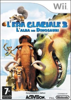 Copertina del gioco L'Era Glaciale 3: L'alba dei Dinosauri per Nintendo Wii